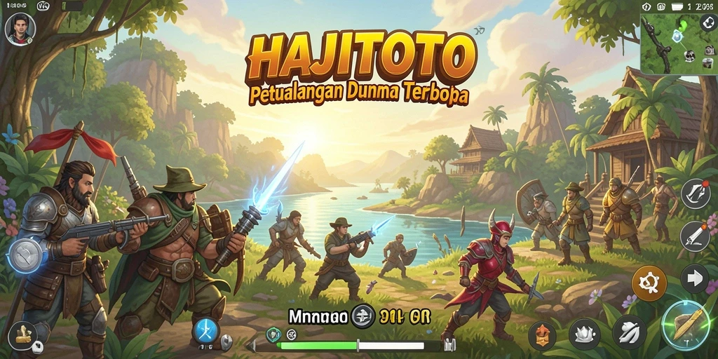 Tampilan gameplay yang menakjubkan di dunia terbuka HAJITOTO.