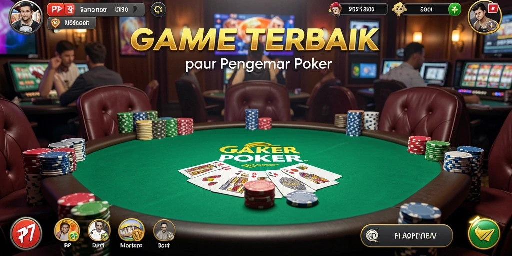 Tampilan screenshot utama PP7 dengan gameplay poker yang seru.