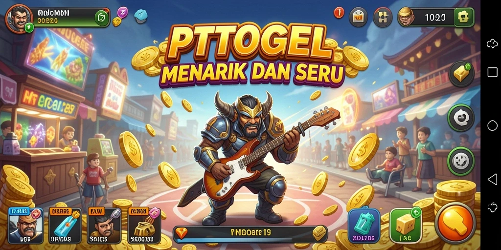 Tampilan gameplay PTTOGEL yang seru dan menantang.
